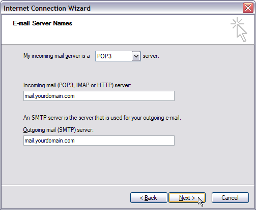 pop msoe server names