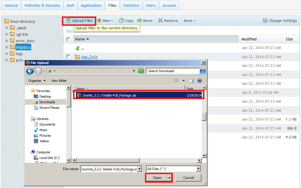 joomla installation1