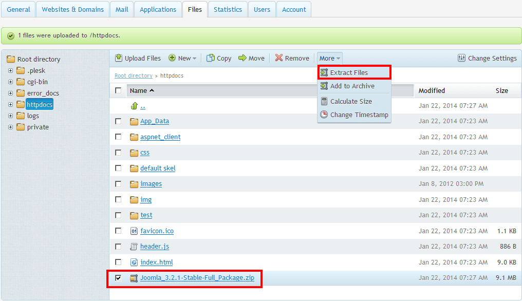 joomla installation1