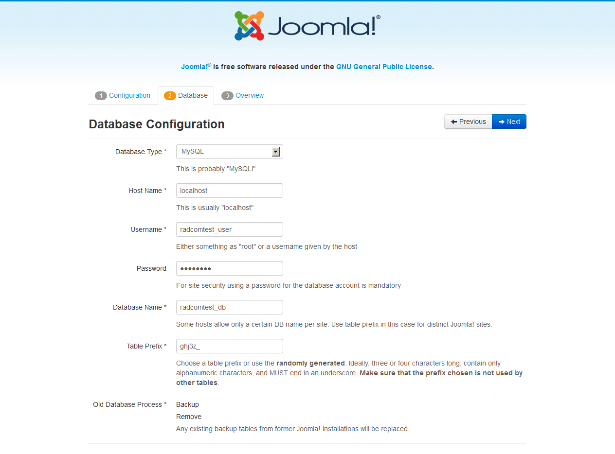 joomla installation1