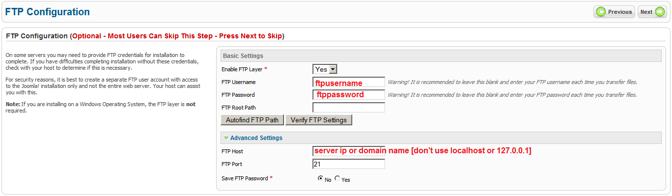joomlaftp
