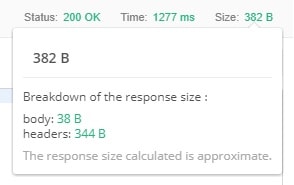 Post Result Status Size