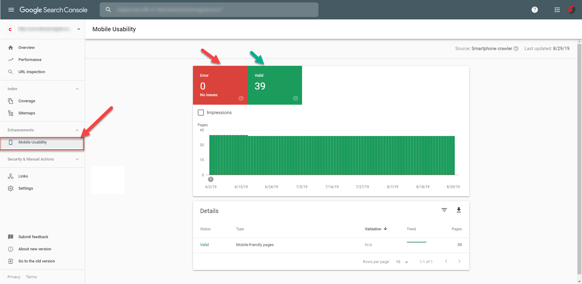  google webmaster tools Mobile Usability