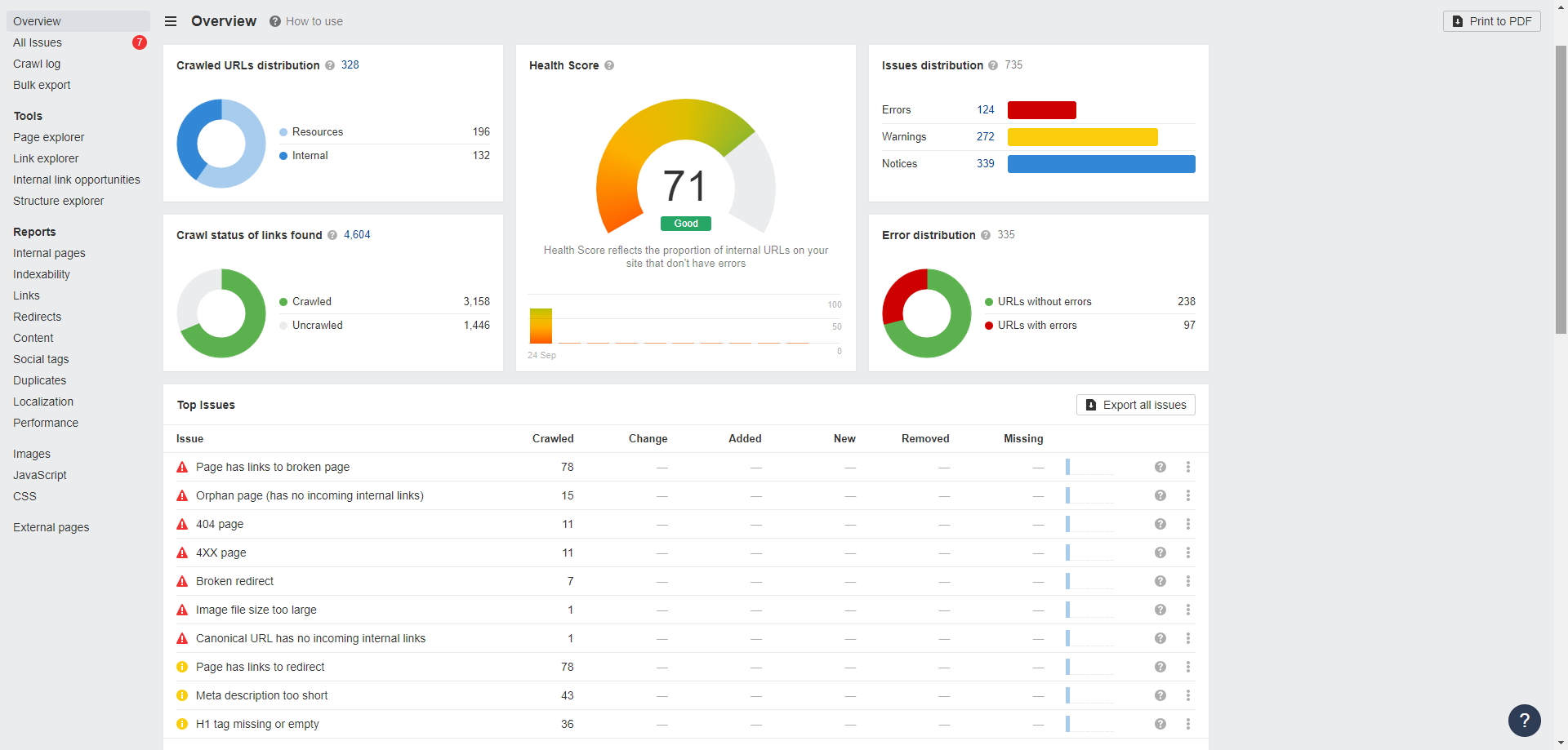 Site Audit